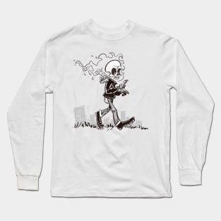 Flame skull guy Long Sleeve T-Shirt